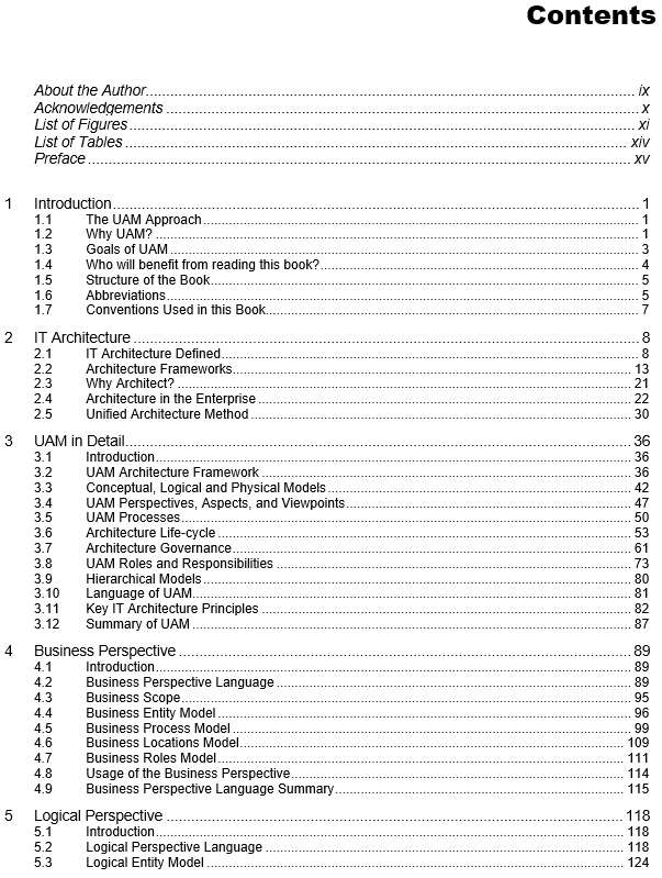 Table of  Contents - 1